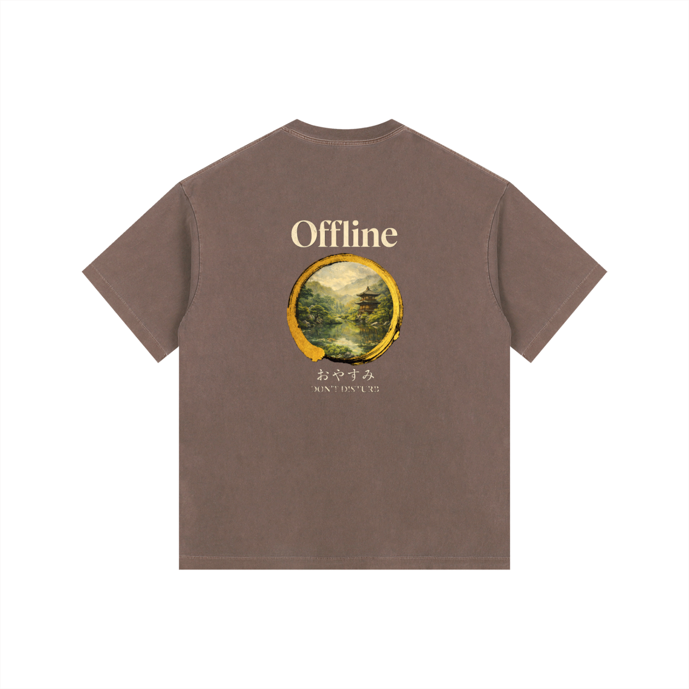 NGC “Offline” Zen Graphic Tee - Japanese Aesthetic Streetwear Premium T-Shirt