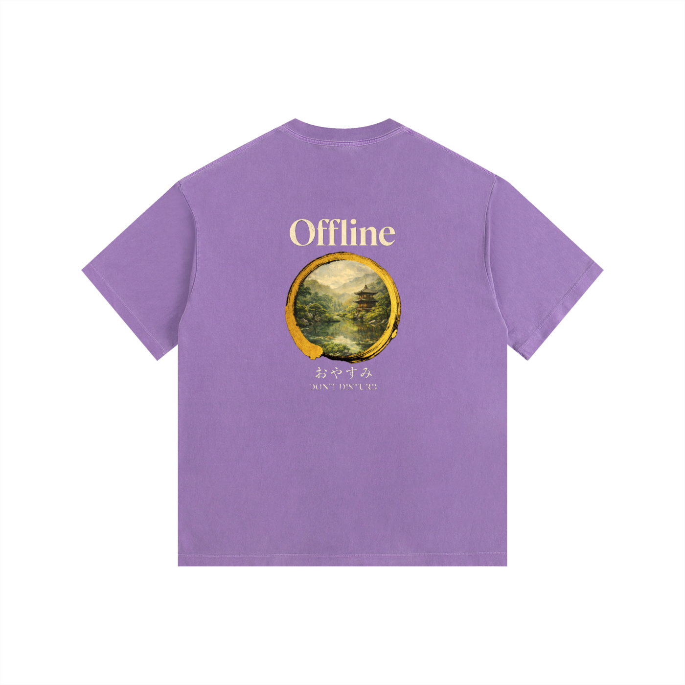 NGC “Offline” Zen Graphic Tee - Japanese Aesthetic Streetwear Premium T-Shirt