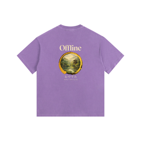 NGC “Offline” Zen Graphic Tee - Japanese Aesthetic Streetwear Premium T-Shirt