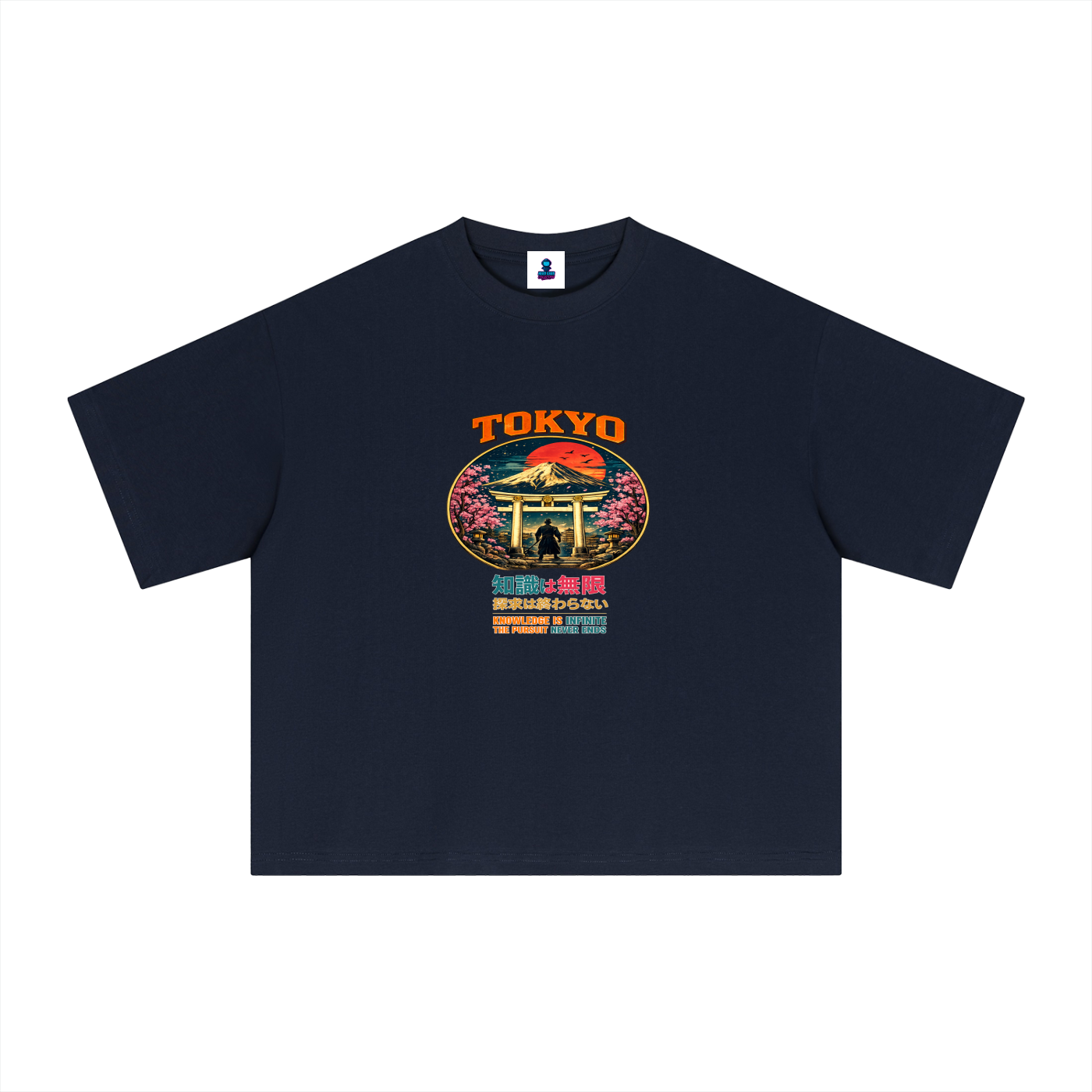 Premium Tokyo Knowledge Pursuit Sorona Boxy T-Shirt