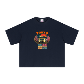 Premium Tokyo Knowledge Pursuit Sorona Boxy T-Shirt