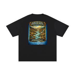 Persistence Outlasts Everything Unisex Pure Cotton T-Shirt
