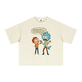 NGC “Sometimes Science” Cartoon Tee - Premium Oversized Drop Shoulder T-Shirt
