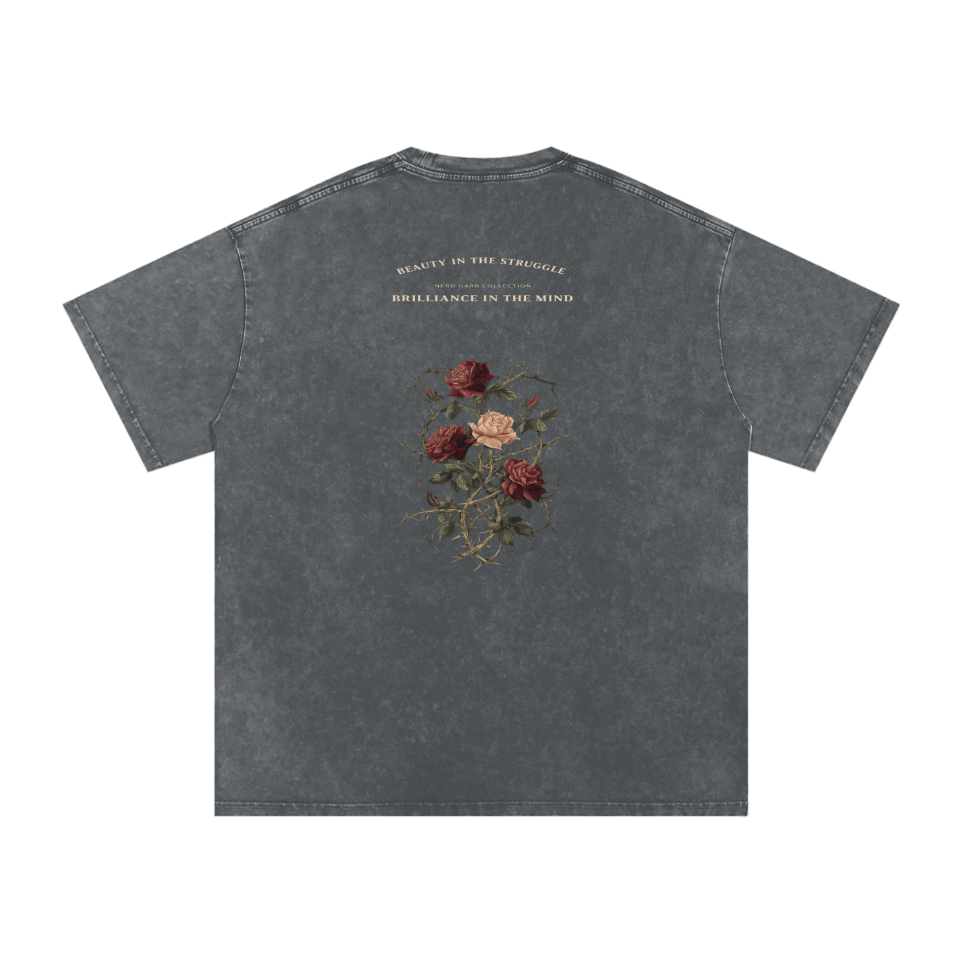 NGC Beauty in the Struggle Snow Washed Oversized Cotton T-Shirt