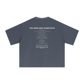 NGC Nerd Jazz Society Tee - Premium Oversized Boxy Nerd Garb Collection Graphic T-Shirt