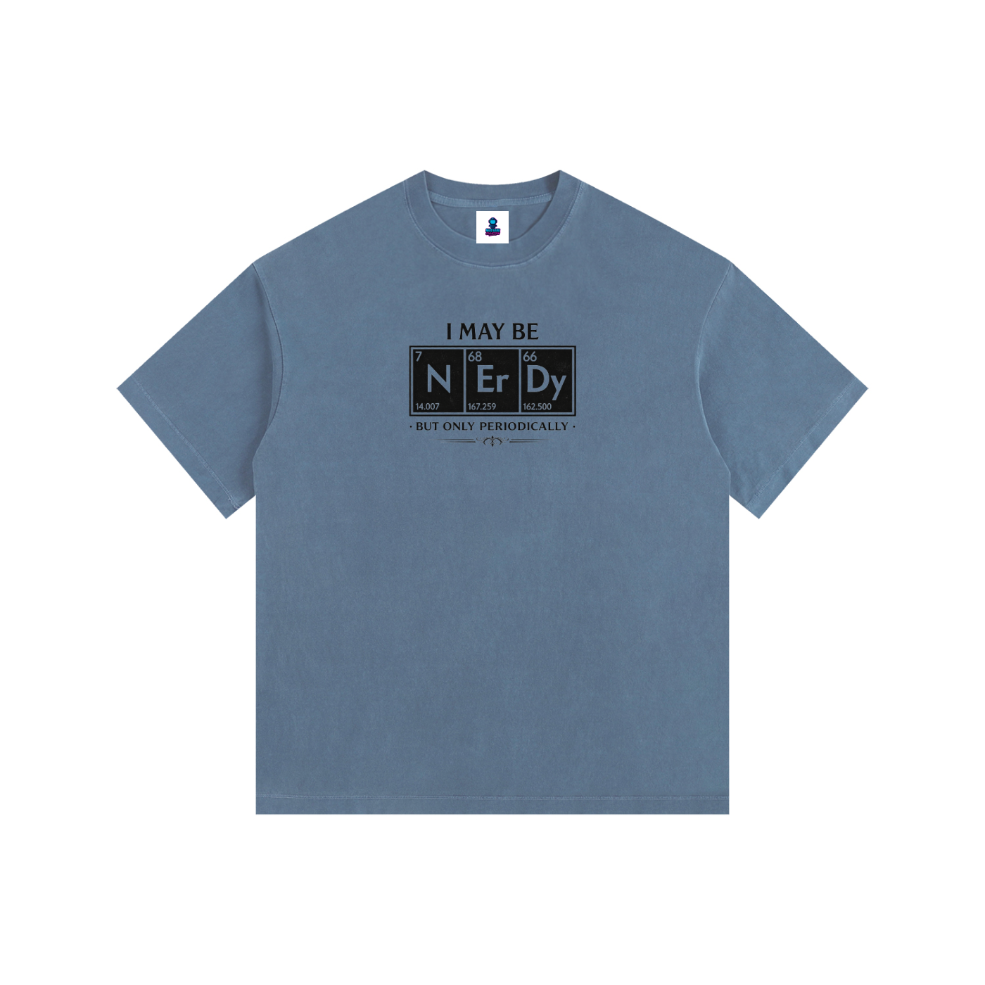 NGC “I May Be Nerdy” Periodic Table Tee - Loose Fit Drop Shoulder Graphic Premium T-Shirt