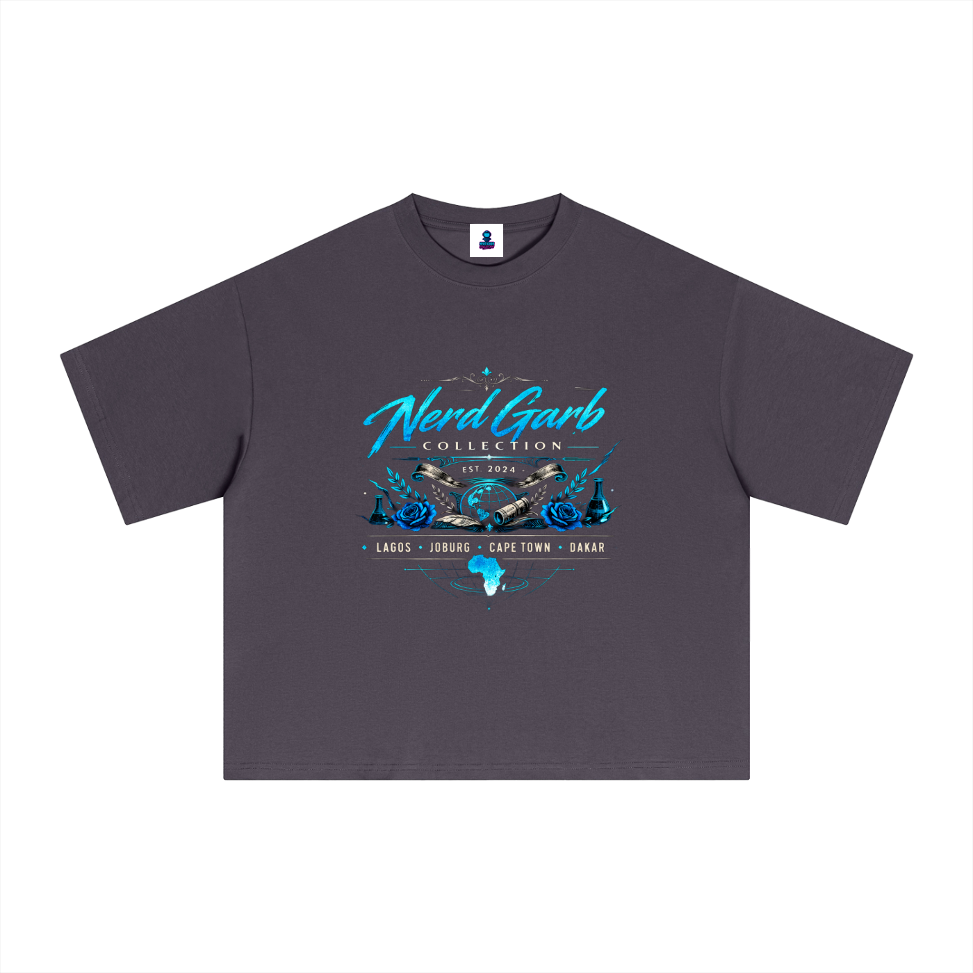 NGC Global Science Crest Tee - Premium Oversized Boxy Nerd Garb Collection Graphic T-Shirt