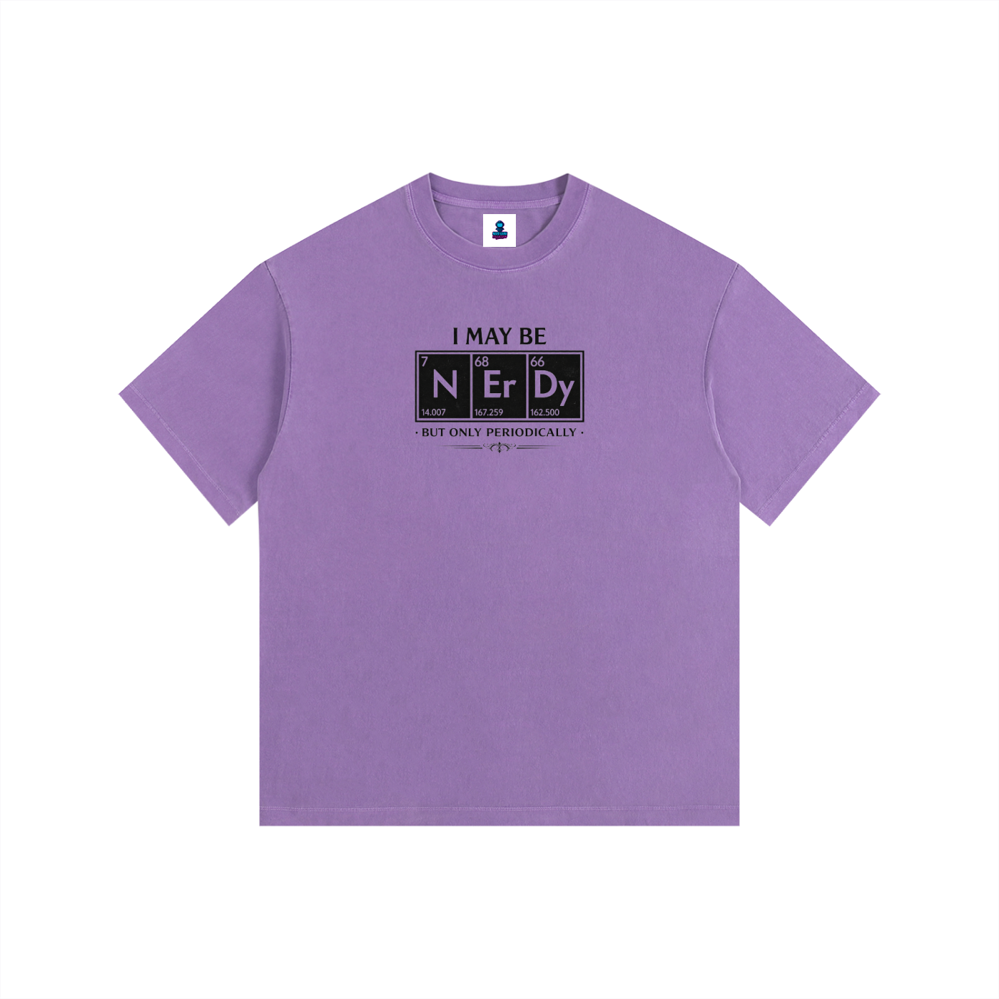NGC “I May Be Nerdy” Periodic Table Tee - Loose Fit Drop Shoulder Graphic Premium T-Shirt