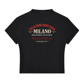 Milano Beauty in the Struggle Essential Slim Fit Mock Neck T-Shirt