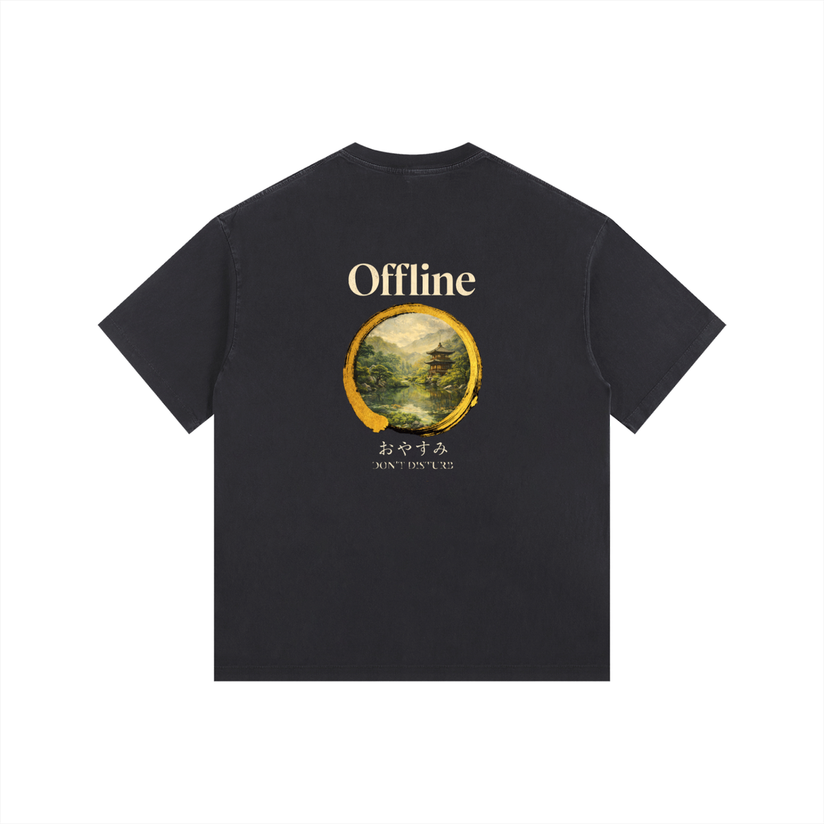 NGC “Offline” Zen Graphic Tee - Japanese Aesthetic Streetwear Premium T-Shirt