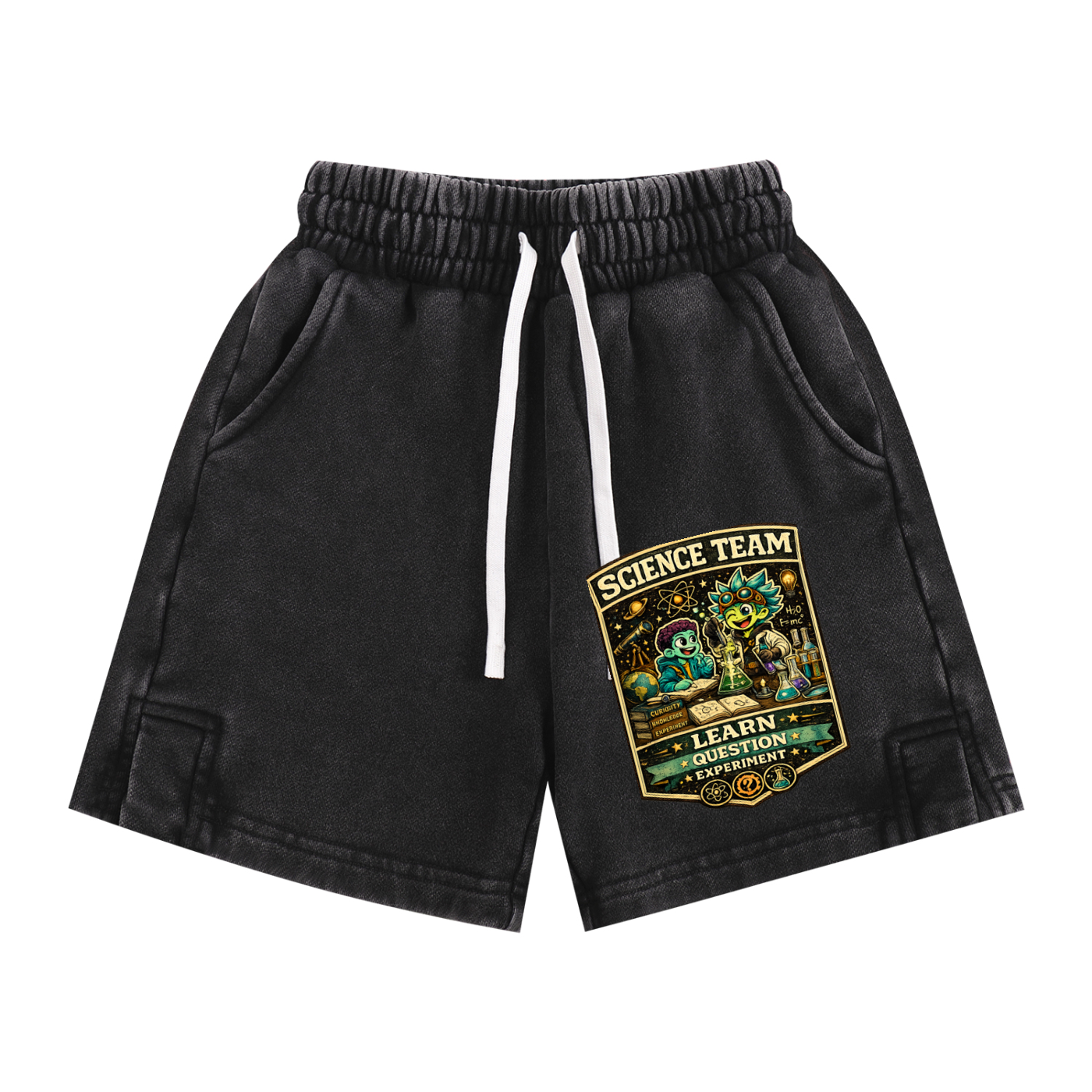 Science Team Snow Washed Kids' Shorts