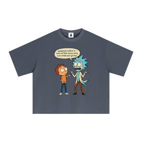 NGC “Sometimes Science” Cartoon Tee - Premium Oversized Drop Shoulder T-Shirt