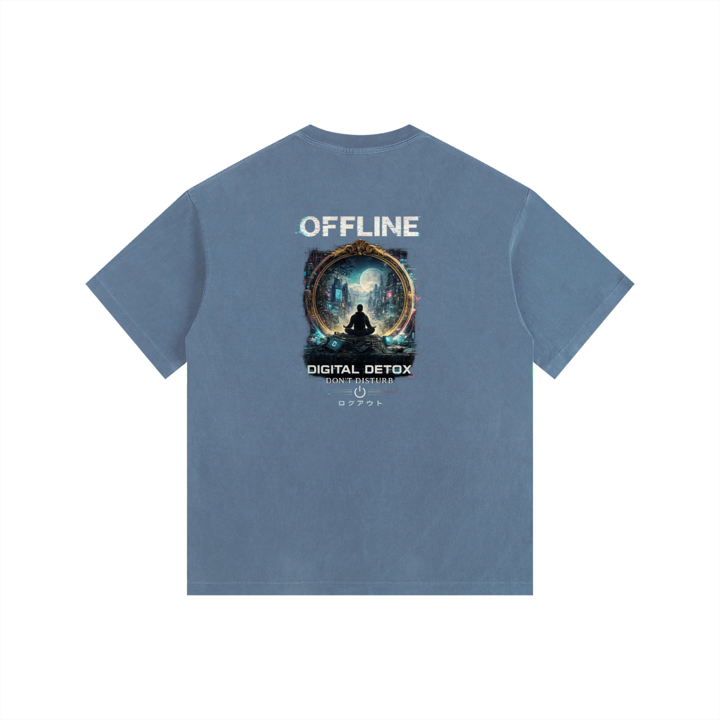 NGC “Offline Digital Detox” Graphic Tee - Cyber Zen Graphic Premium T-Shirt