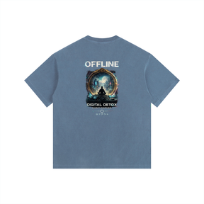 NGC “Offline Digital Detox” Graphic Tee - Cyber Zen Graphic Premium T-Shirt
