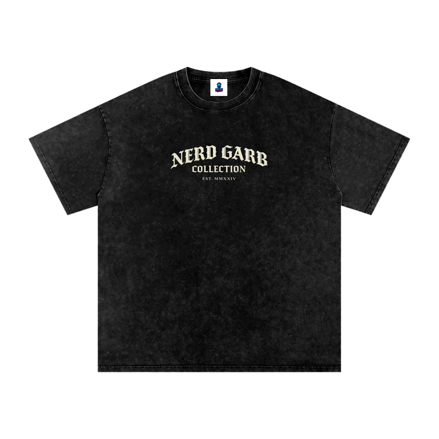 NGC Embrace the Chaos Snow Washed Oversized Cotton T-Shirt