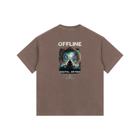 NGC “Offline Digital Detox” Graphic Tee - Cyber Zen Graphic Premium T-Shirt