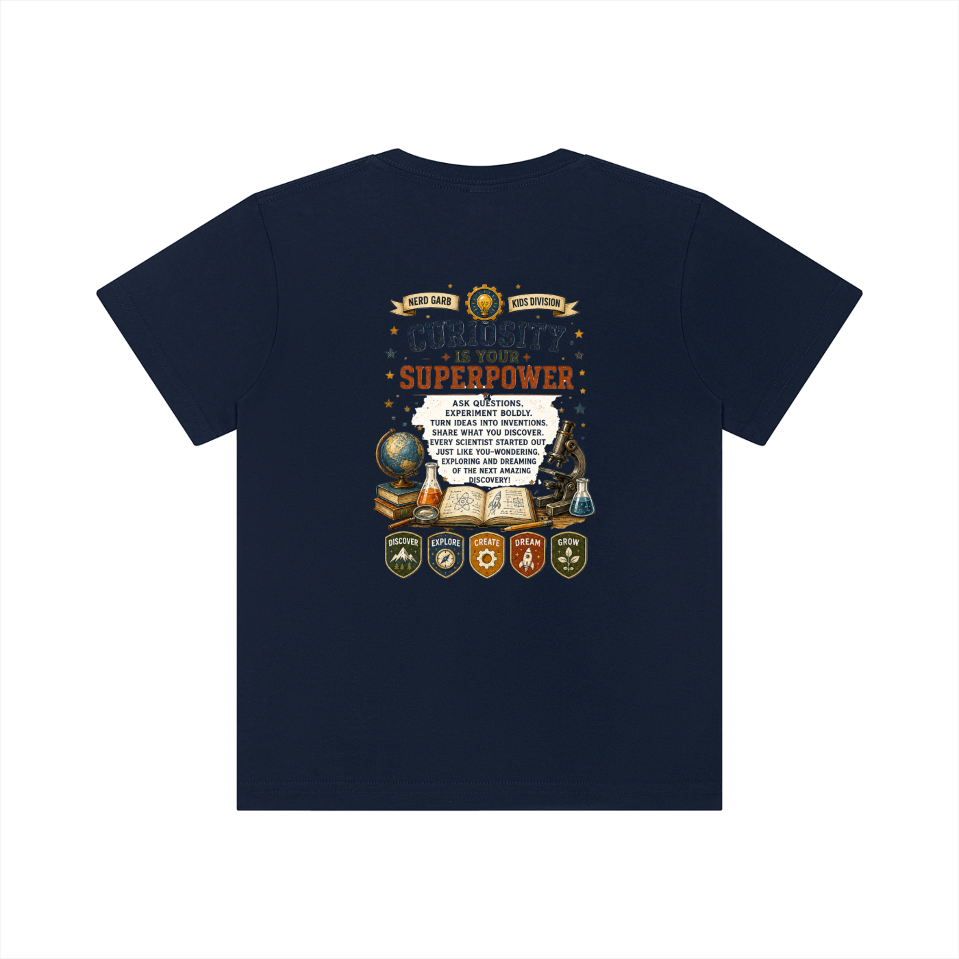 Science Squad Kids Graphic Cotton Tee