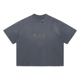 N.G.C. Heritage Vintage Washed Distressed Boxy T-Shirt