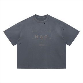 N.G.C. Heritage Vintage Washed Distressed Boxy T-Shirt