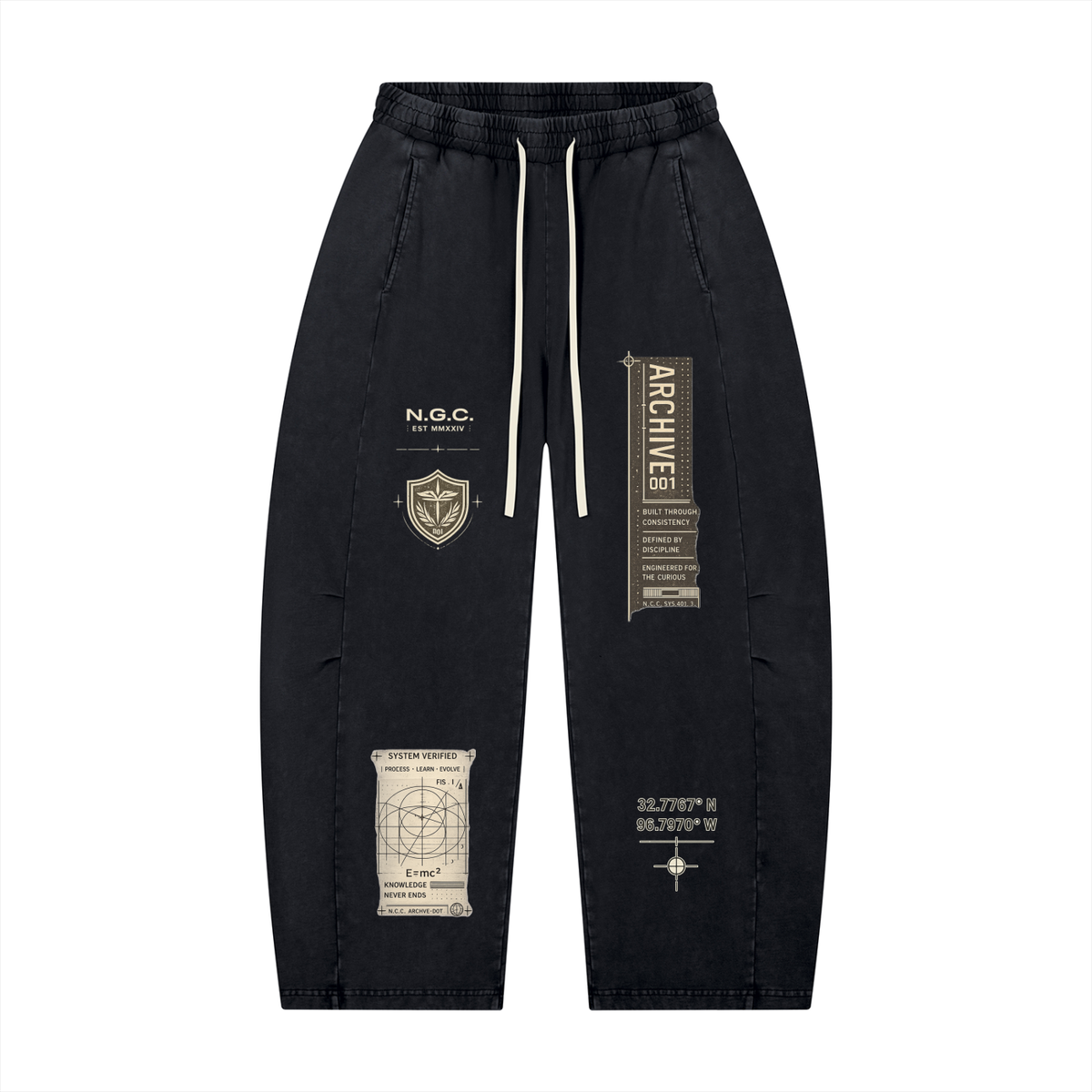 Archive 001 Mineral Wash Barrel Leg Pants