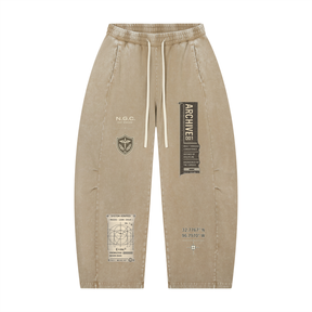Archive 001 Mineral Wash Barrel Leg Pants
