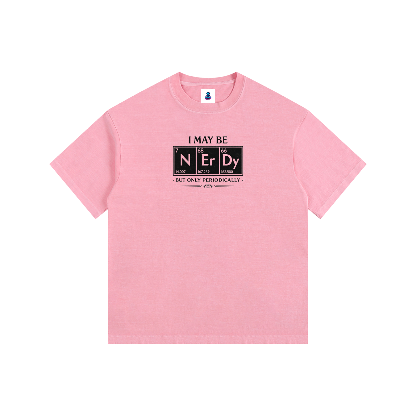 NGC “I May Be Nerdy” Periodic Table Tee - Loose Fit Drop Shoulder Graphic Premium T-Shirt