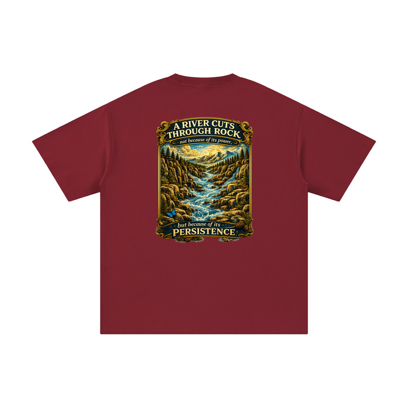 Persistence Outlasts Everything Unisex Pure Cotton T-Shirt