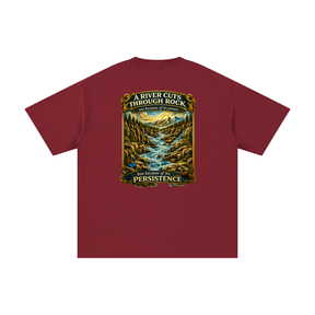 Persistence Outlasts Everything Unisex Pure Cotton T-Shirt