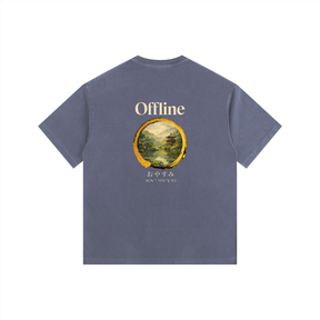 NGC “Offline” Zen Graphic Tee - Japanese Aesthetic Streetwear Premium T-Shirt