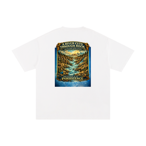 Persistence Outlasts Everything Unisex Pure Cotton T-Shirt