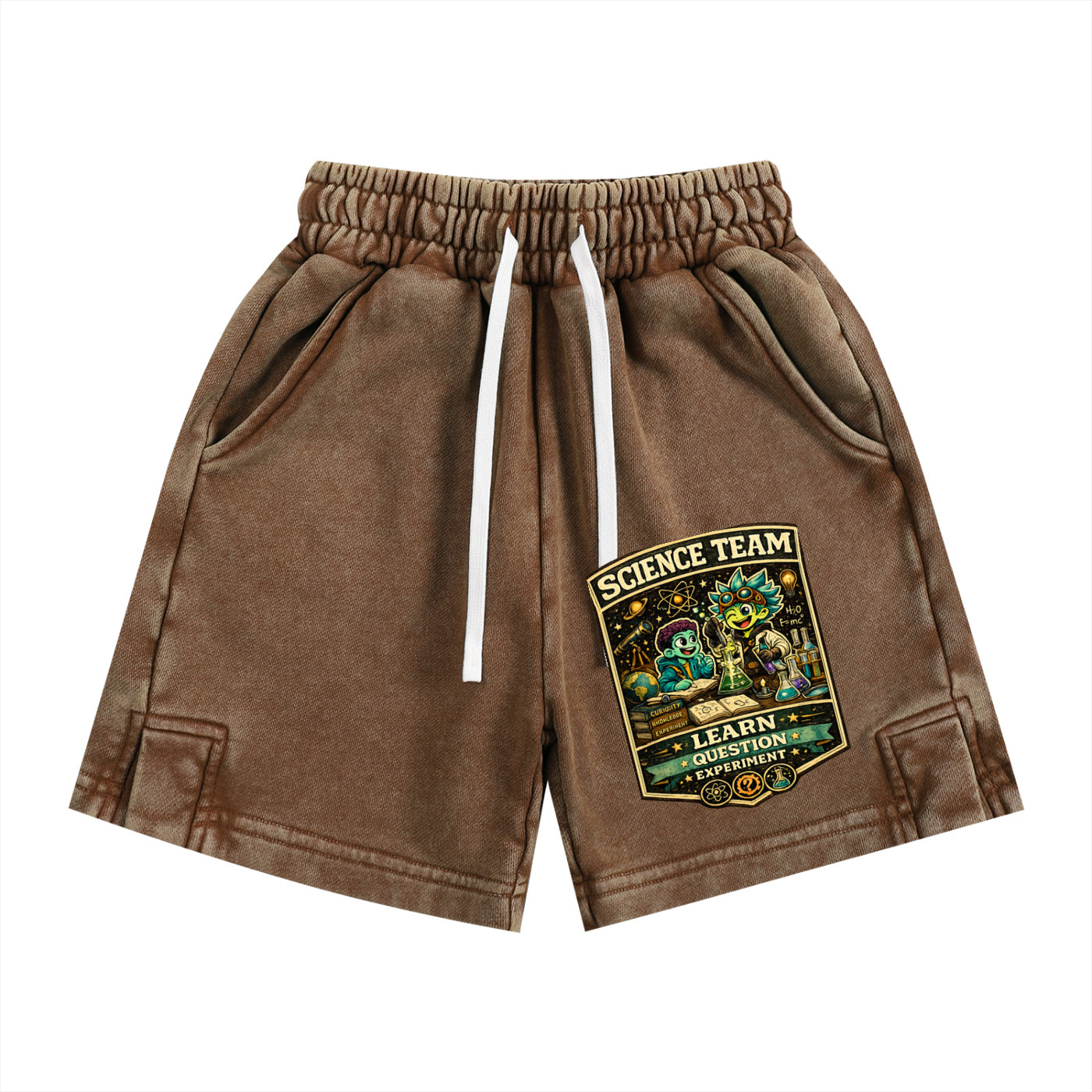 Science Team Snow Washed Kids' Shorts