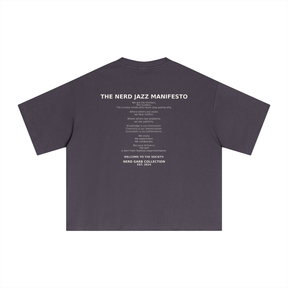 NGC Nerd Jazz Society Tee - Premium Oversized Boxy Nerd Garb Collection Graphic T-Shirt
