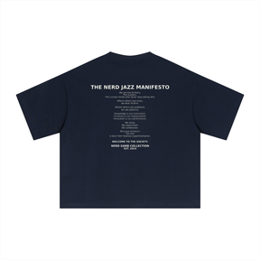 NGC Nerd Jazz Society Tee - Premium Oversized Boxy Nerd Garb Collection Graphic T-Shirt
