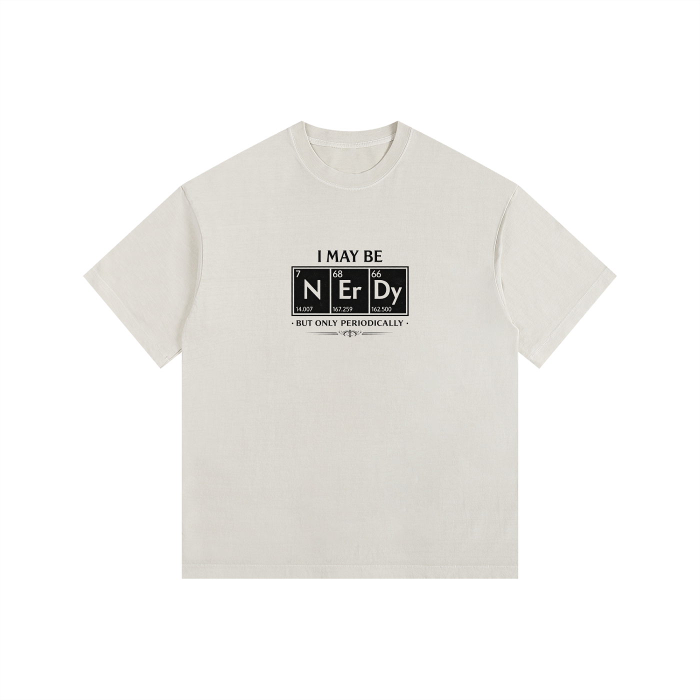 I May Be NErDy Vintage Washed Oversized Cotton T-Shirt