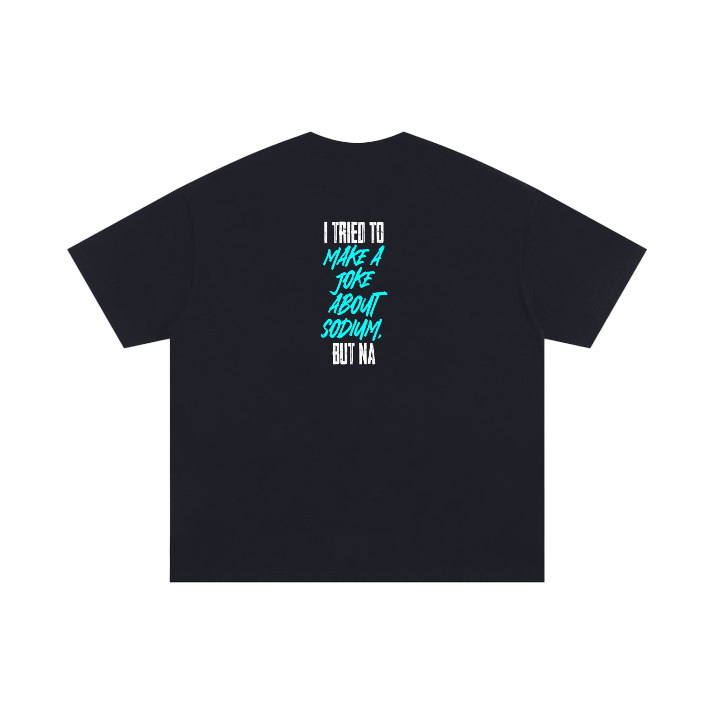 Premium Sodium Joke Oversized Cotton T-Shirt