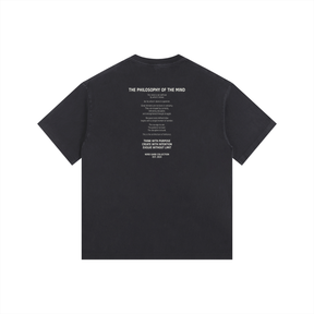Philosophy of the Mind Vintage Washed Oversized Cotton T-Shirt