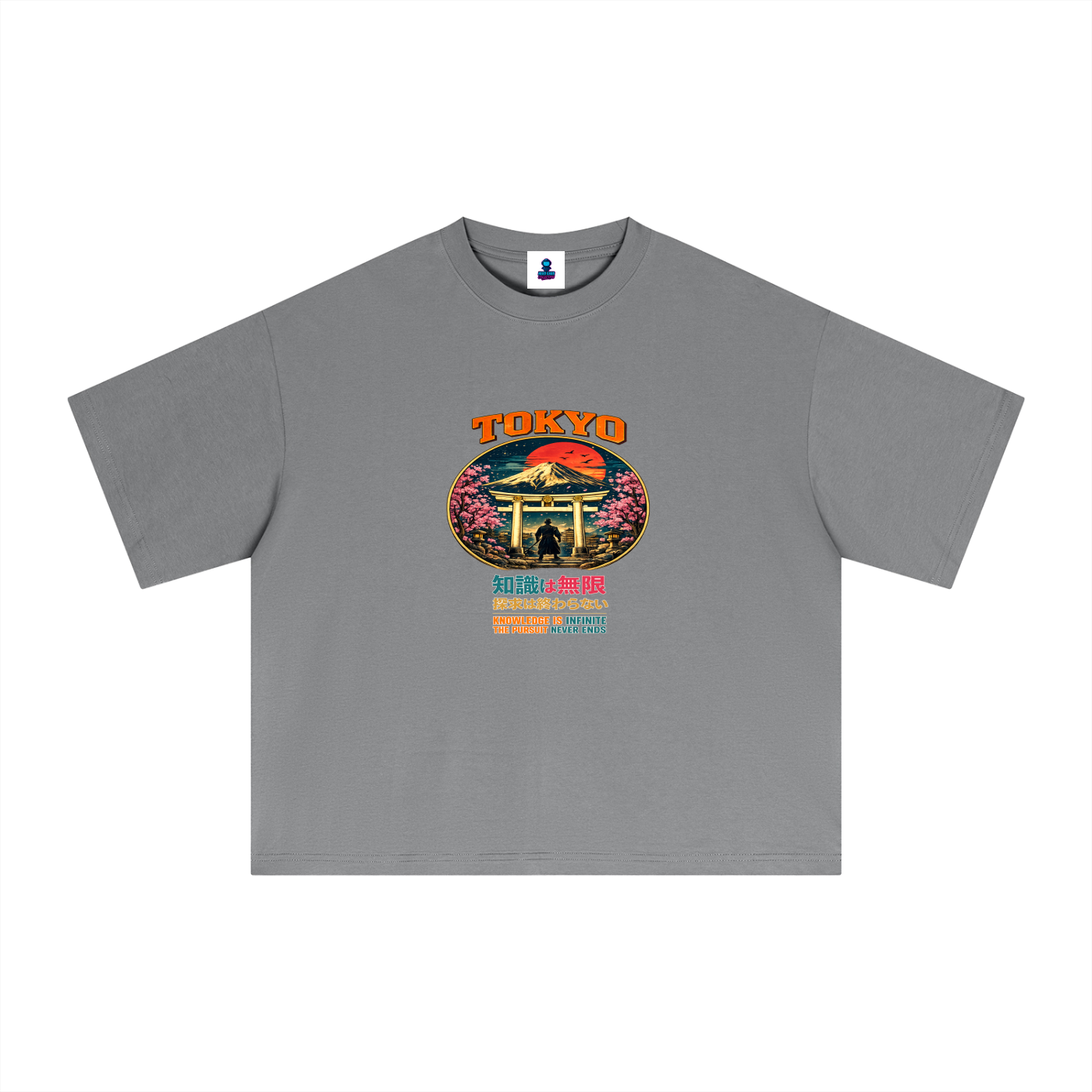 Premium Tokyo Knowledge Pursuit Sorona Boxy T-Shirt