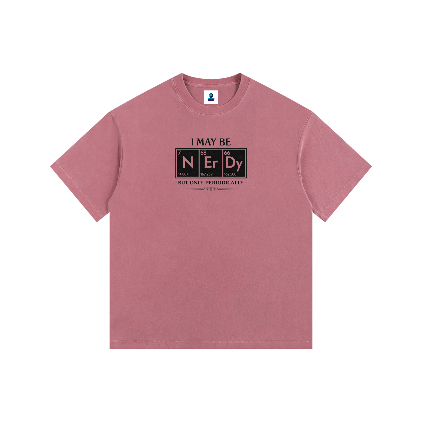 NGC “I May Be Nerdy” Periodic Table Tee - Loose Fit Drop Shoulder Graphic Premium T-Shirt