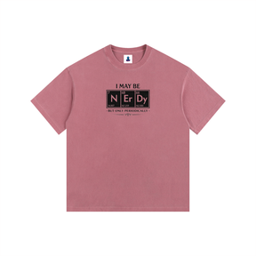 NGC “I May Be Nerdy” Periodic Table Tee - Loose Fit Drop Shoulder Graphic Premium T-Shirt