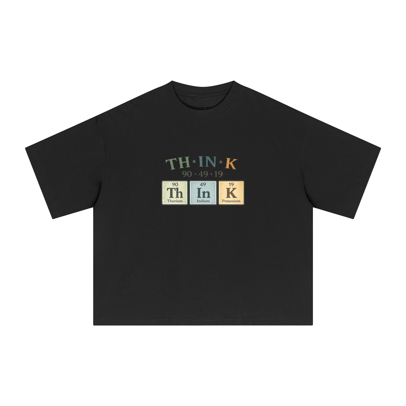 Premium THINK Periodic Table Sorona Boxy T-Shirt