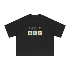 Premium THINK Periodic Table Sorona Boxy T-Shirt