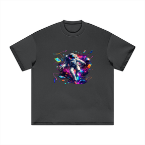 Premium Cosmic Highway Heavyweight Cotton T-Shirt