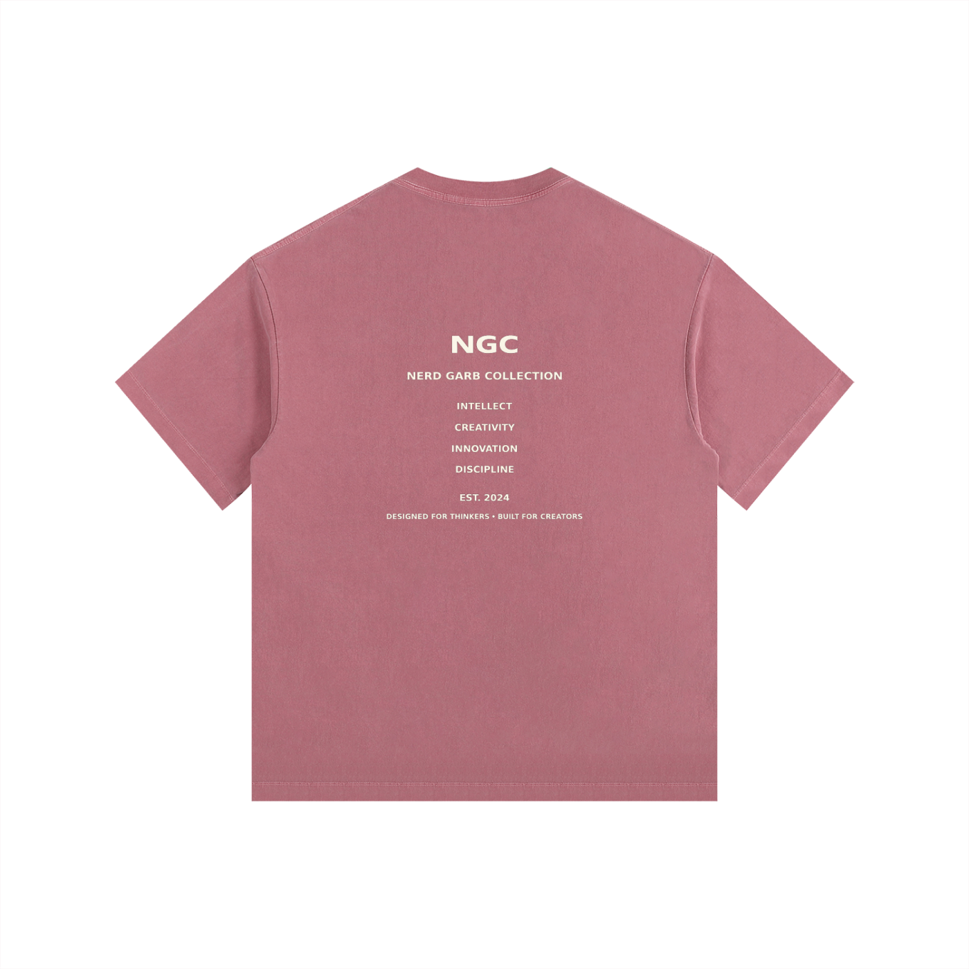 NGC Core Values Logo Tee - Minimalist Back Print Premium T-Shirt