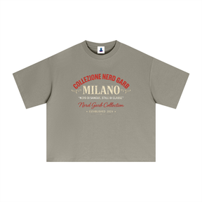 NGC Milano Heritage Tee - Premium Oversized Boxy Nerd Garb Collection Graphic T-Shirt