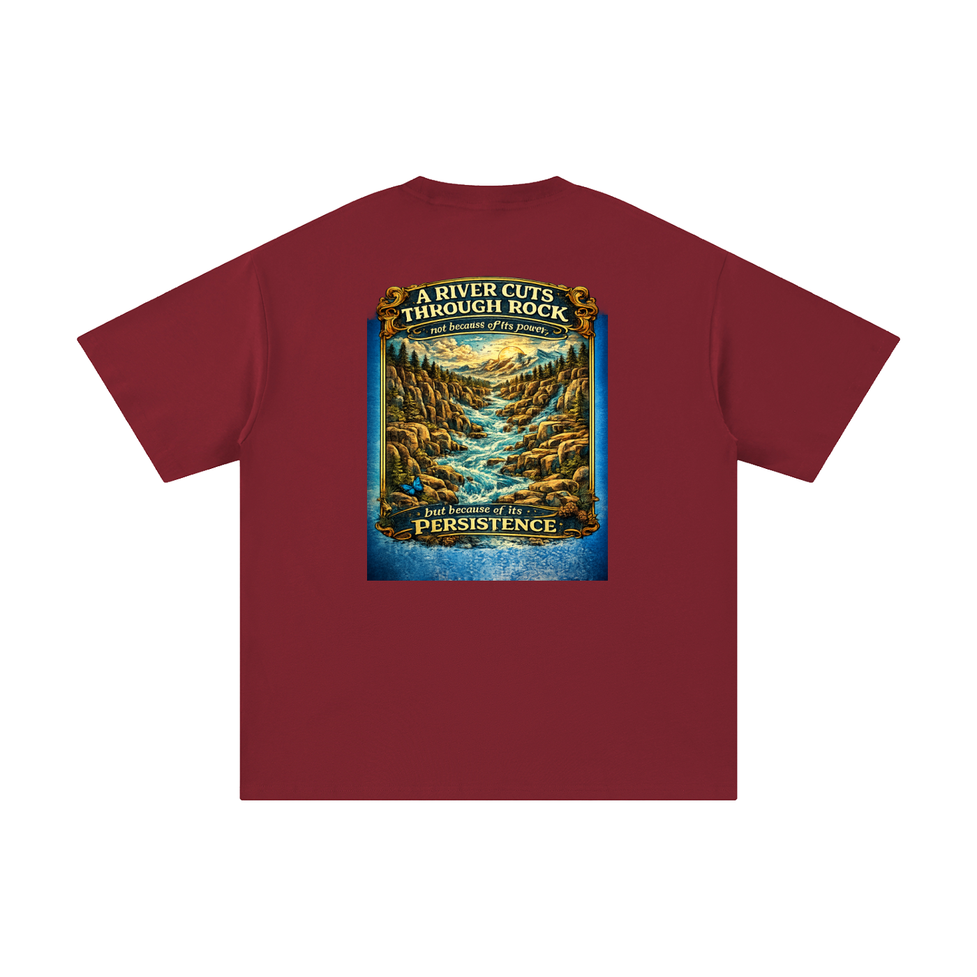 Persistence Outlasts Everything Unisex Pure Cotton T-Shirt