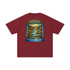 Persistence Outlasts Everything Unisex Pure Cotton T-Shirt