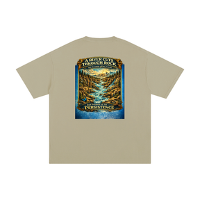 Persistence Outlasts Everything Unisex Pure Cotton T-Shirt
