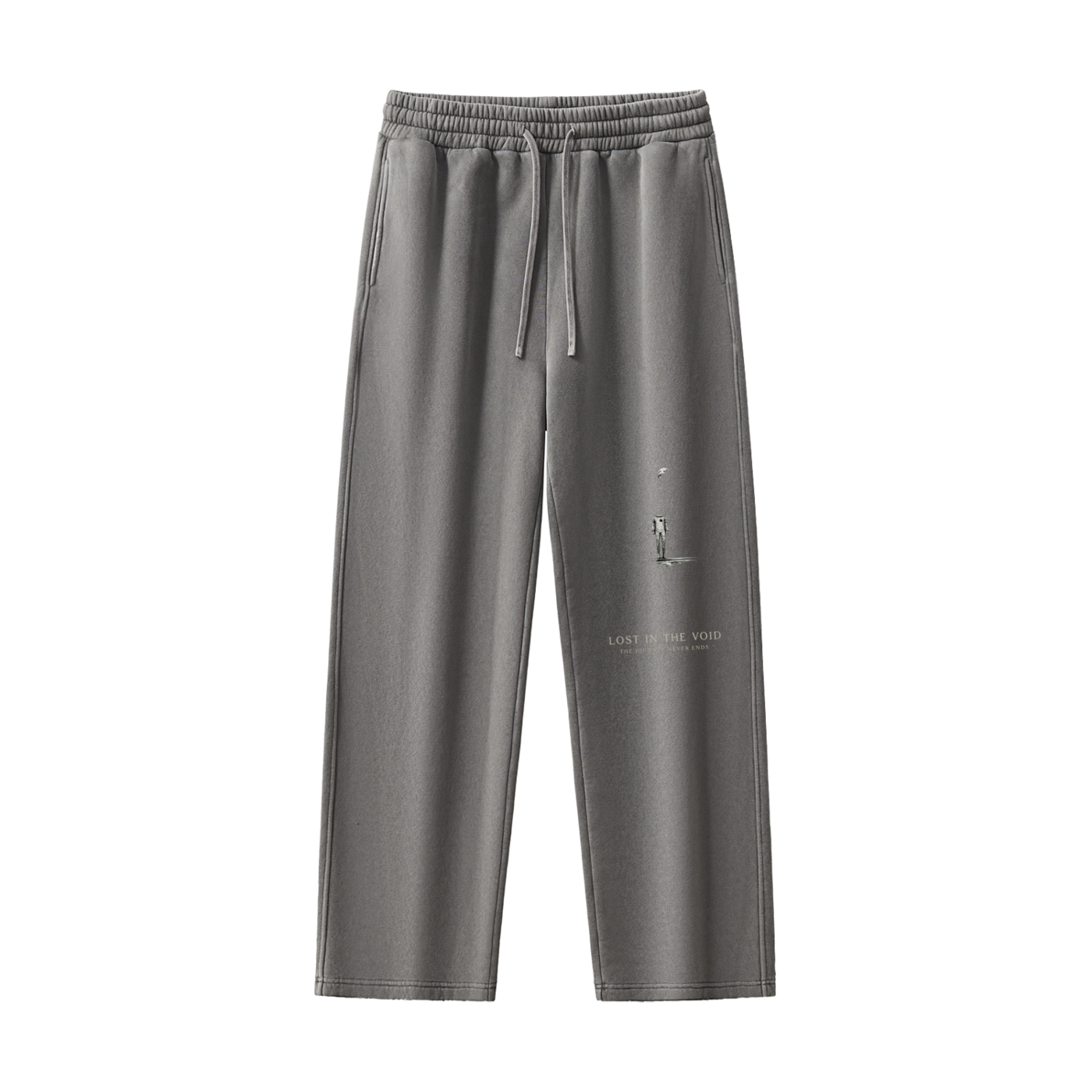 Lost in the Void Frayed Enzyme Washed Sweatpants