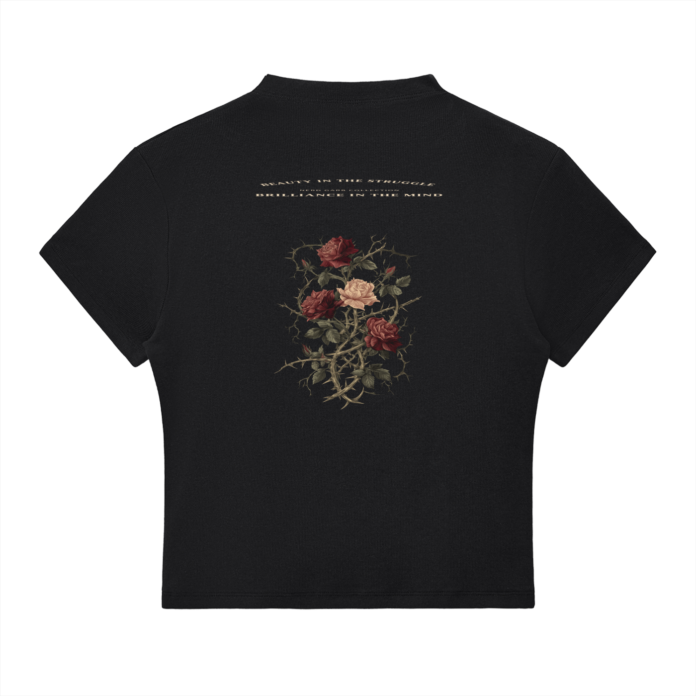Milano Beauty in the Struggle Essential Slim Fit Mock Neck T-Shirt