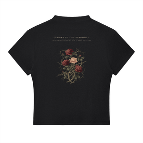 Milano Beauty in the Struggle Essential Slim Fit Mock Neck T-Shirt